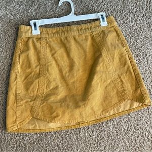 Corduroy Miniskirt